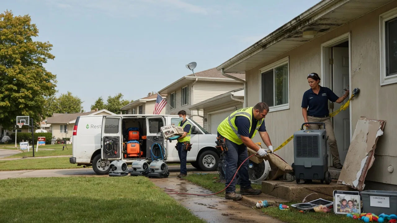 Water Damage Restoration in Eau Claire, PA near me